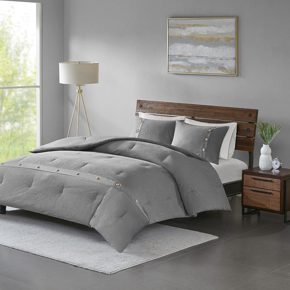 100% Cotton Waffle Weave Comforter Set,MP10-5628. Picture 2