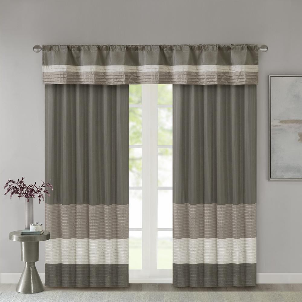 Polyoni Pintuck Curtain Panel. Picture 3