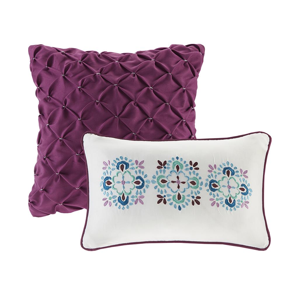 Joni Global-Inspired Comforter Set - Purple, Belen Kox. Picture 1