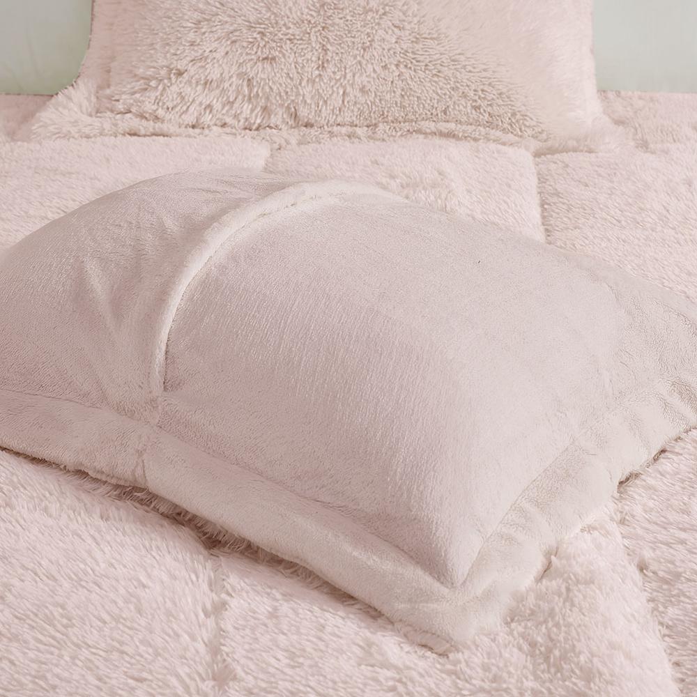 Shaggy Long Fur Comforter Mini Set, Belen Kox. Picture 1