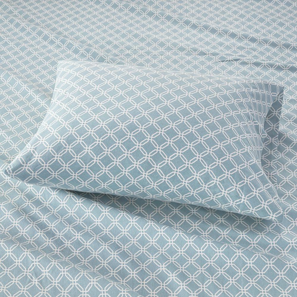 100% Cotton Flannel Printed Sheet Set 141. Picture 3