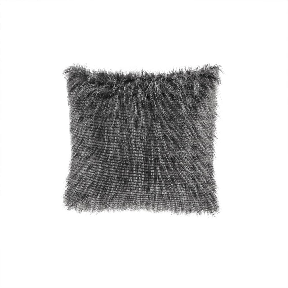 Faux Fur Square Pillow. Picture 1