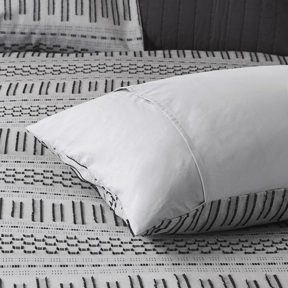 Charcoal Jacquard Comforter Mini Set, Belen Kox. Picture 2