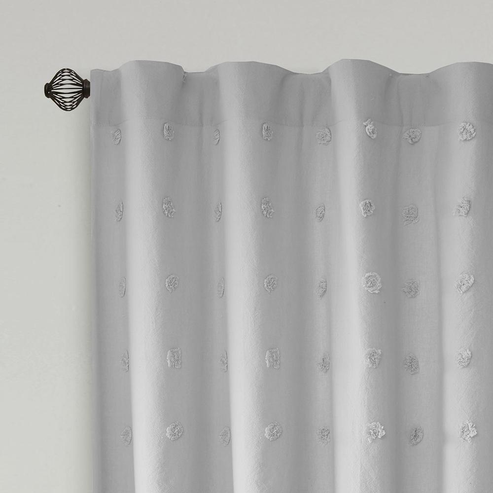100% Cotton Jacquard Pom Pom Window Panel,UH40-2179. Picture 6