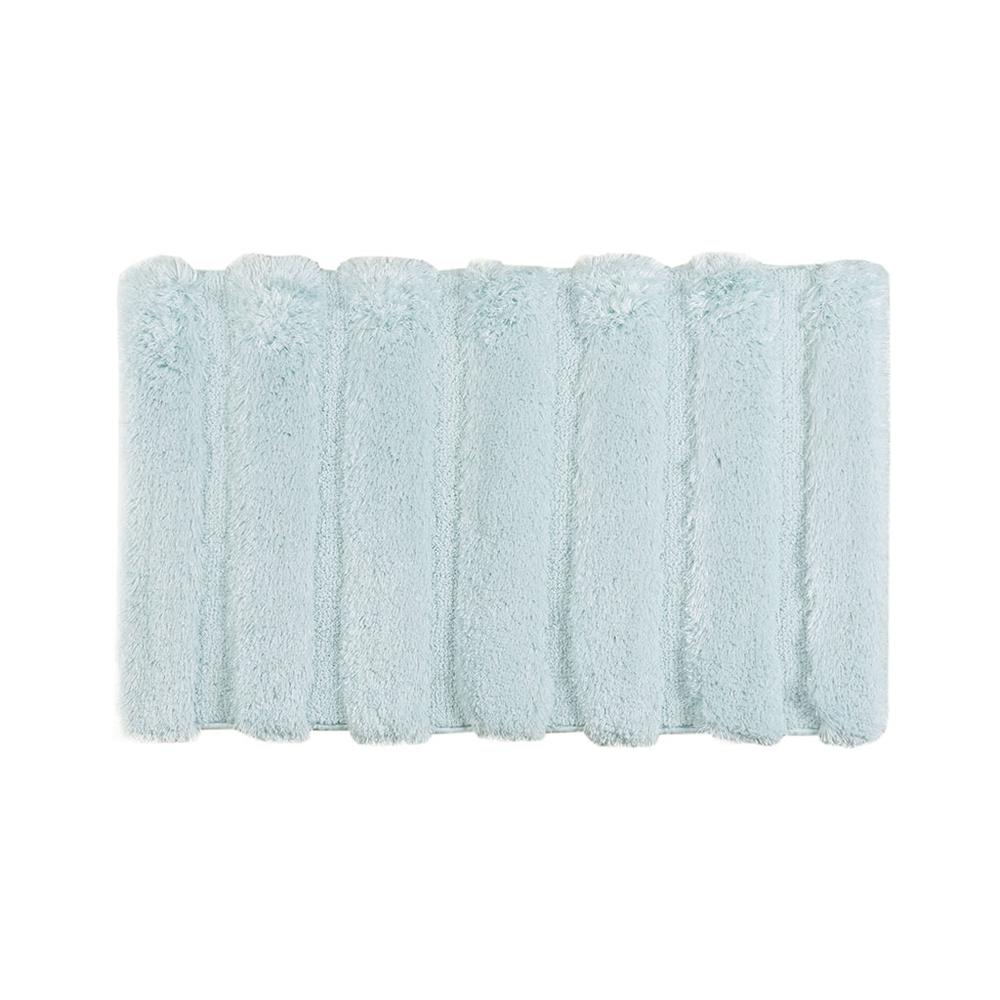 100% Polyester Solid Tufted Rug Seafoam. Picture 9