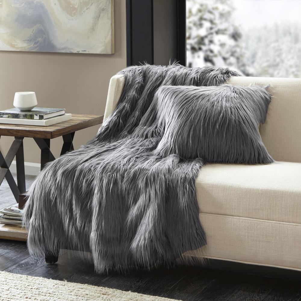 Faux Fur Throw. Picture 2