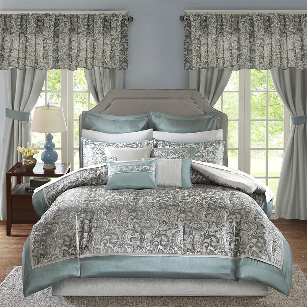 100% Polyester Jacquard Comforter Set, Belen Kox. Picture 3
