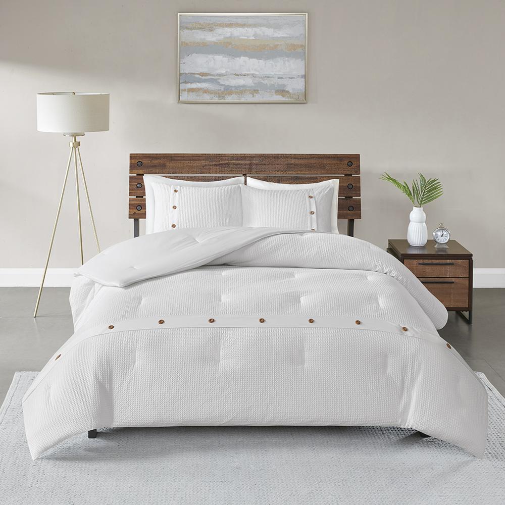 100% Cotton Waffle Weave Comforter Set,MP10-5625. Picture 3