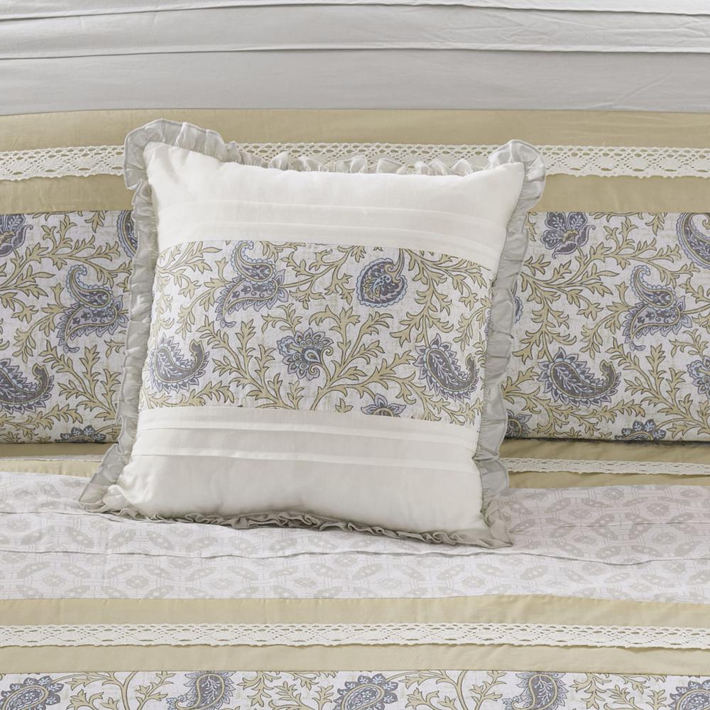 9 Piece Cotton Percale Comforter Set. Picture 5
