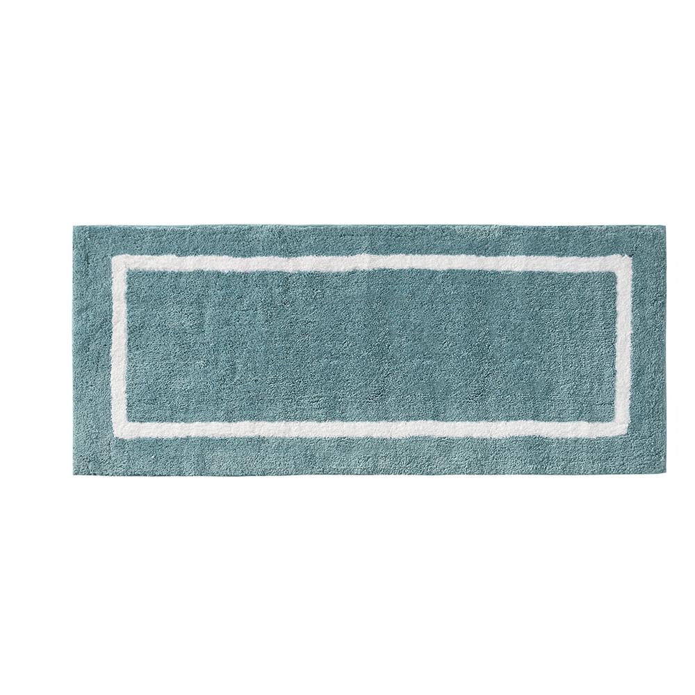Reversible High Pile Tufted Microfiber Bath Rug. Picture 1