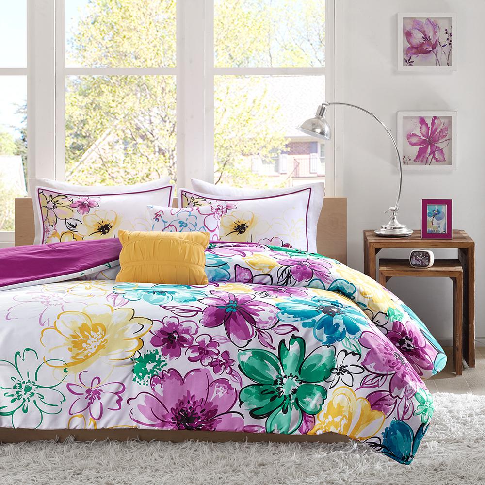 Floral Comforter Set. Picture 3