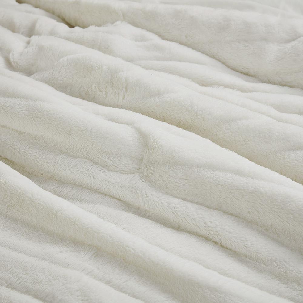 Faux Fur Comforter Set. Picture 3