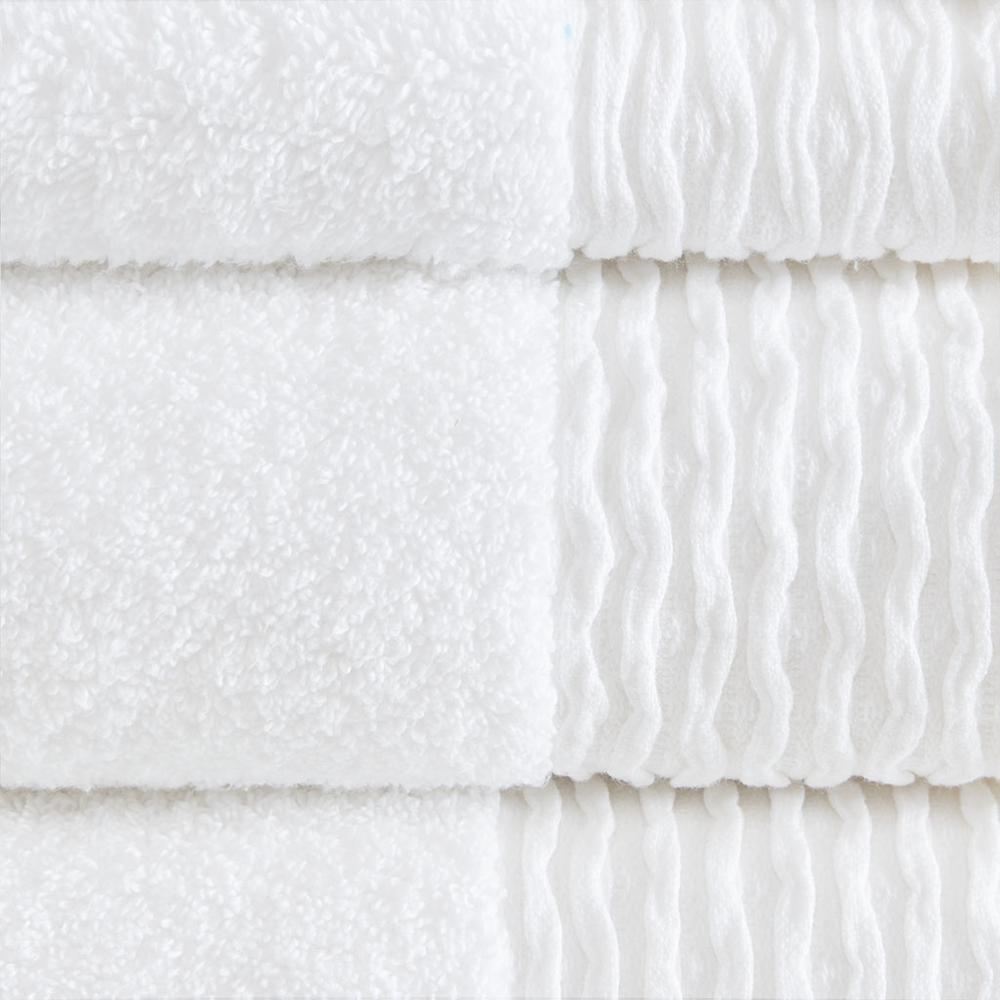 100% Cotton Wavy Border 6pcs Towel Set,MP73-5714. Picture 2