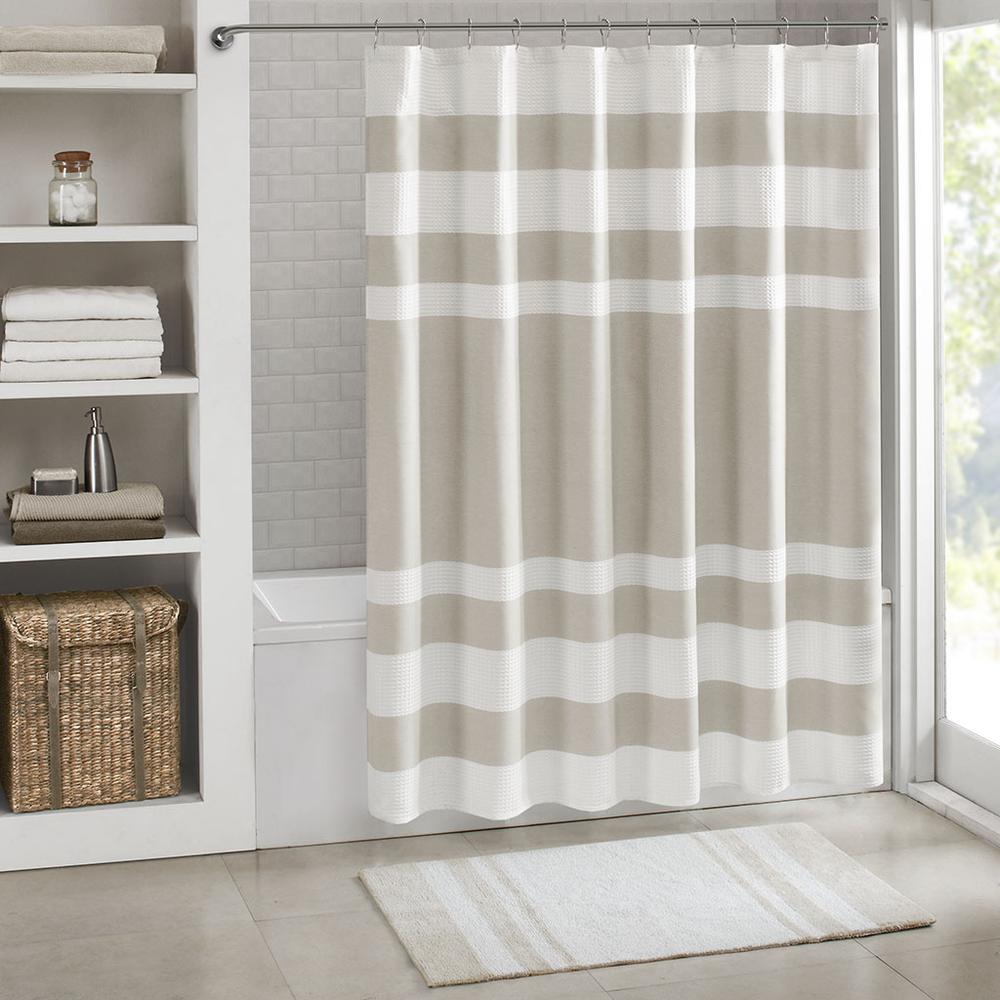 100% Polyester  Shower Curtain w/ 3M Treatment,MP70-4979. Picture 2