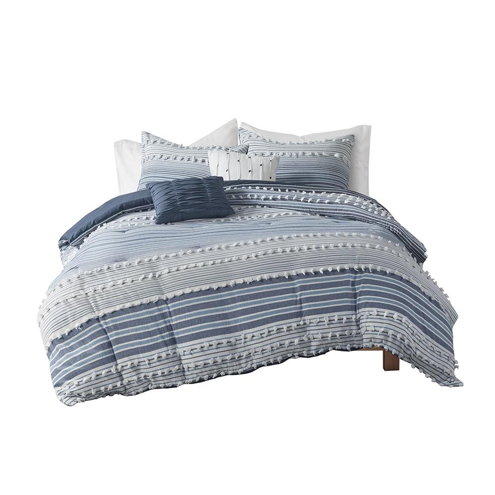 Cotton Jacquard Comforter Set. Picture 1