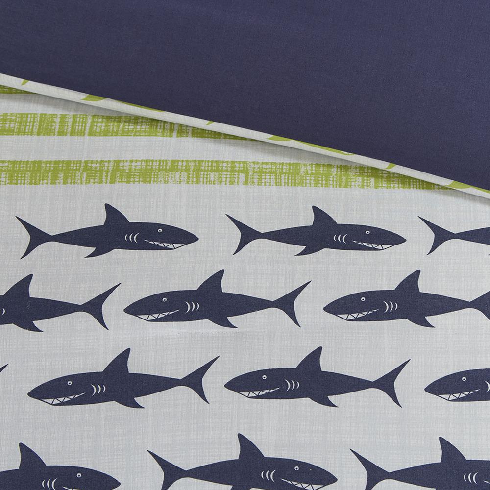 Shark Cotton Comforter Set. Picture 2