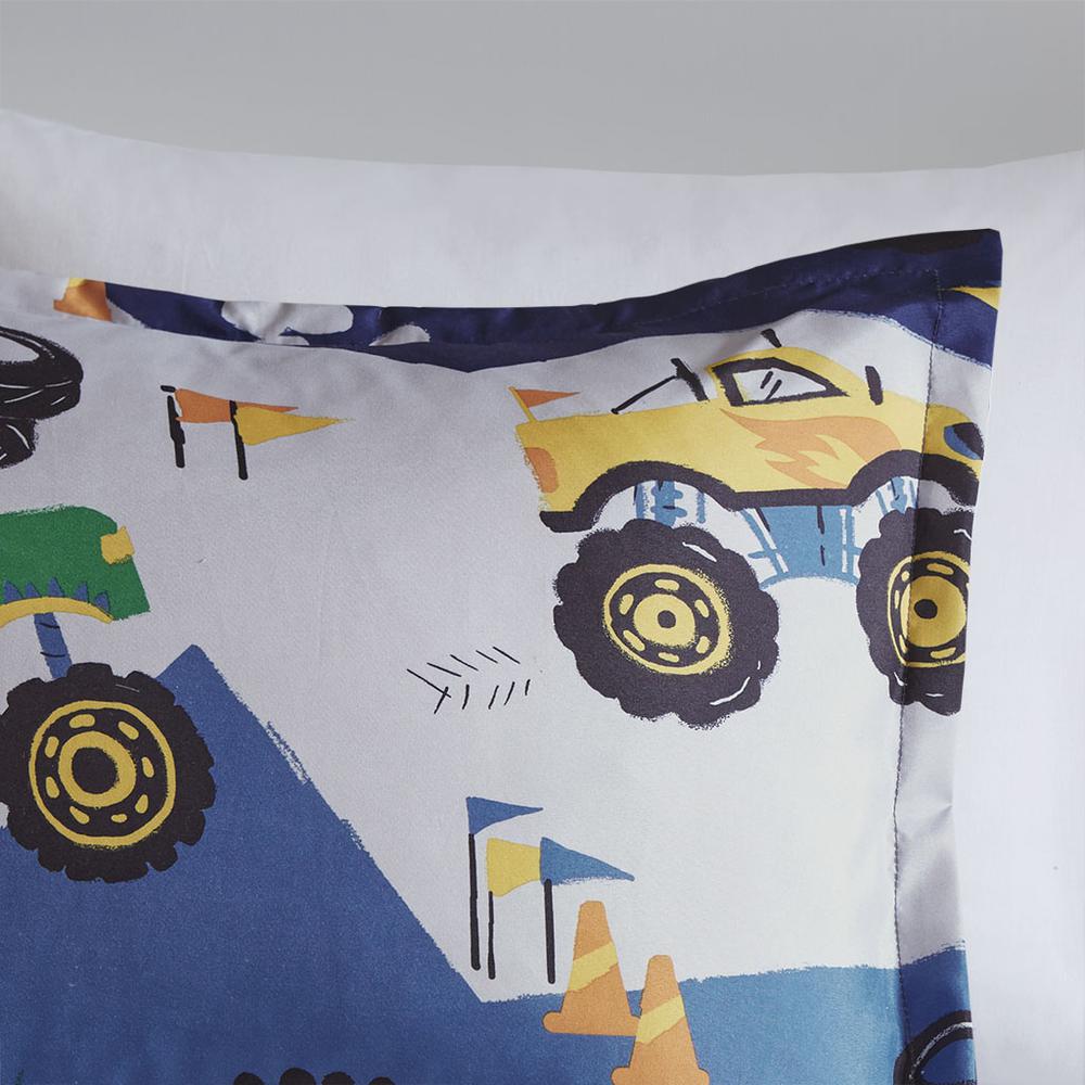 Monster Truck Comforter Set. Picture 1