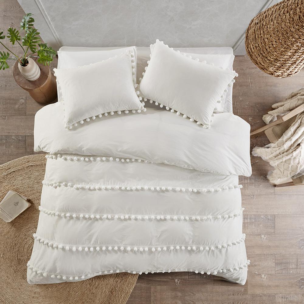 100% Cotton Pom Pom Comforter Set,MP10-6212. Picture 7