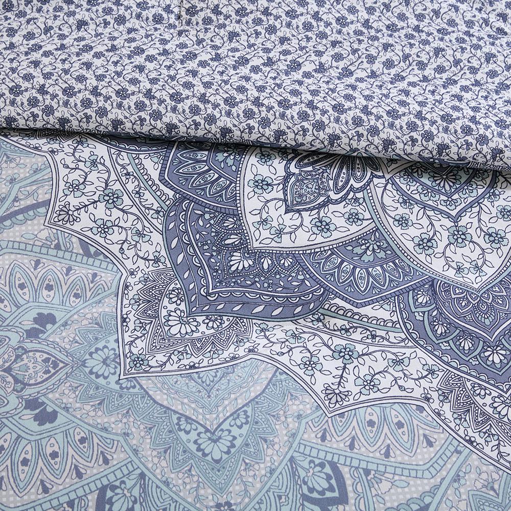 100% Cotton Printed 7pcs Comforter Set,UH10-2100. Picture 9