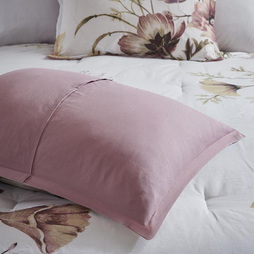 Blush Floral Cotton 8-Piece Comforter Set, Belen Kox. Picture 5