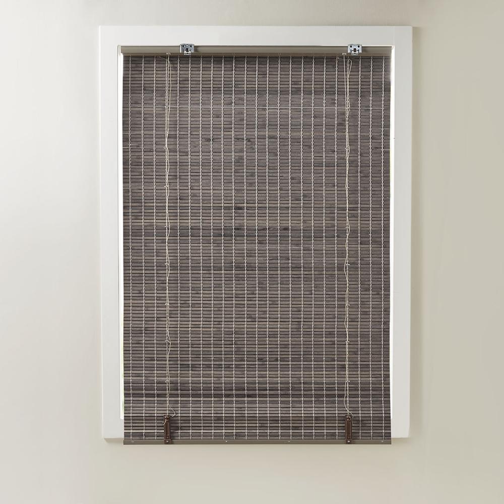 Bamboo Light Filtering Roman Shade 64"L. Picture 3