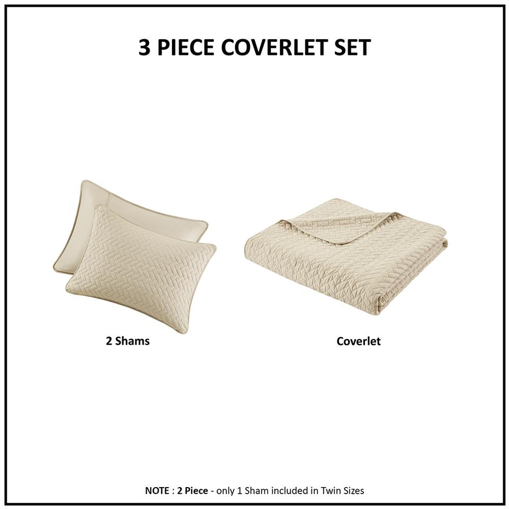 3 Piece Luxurious Oversized Quilt Set. Picture 2