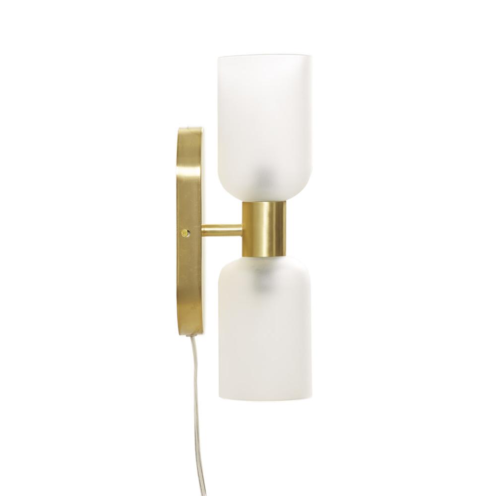 Double Tube 2-Light Wall Sconce. Picture 1