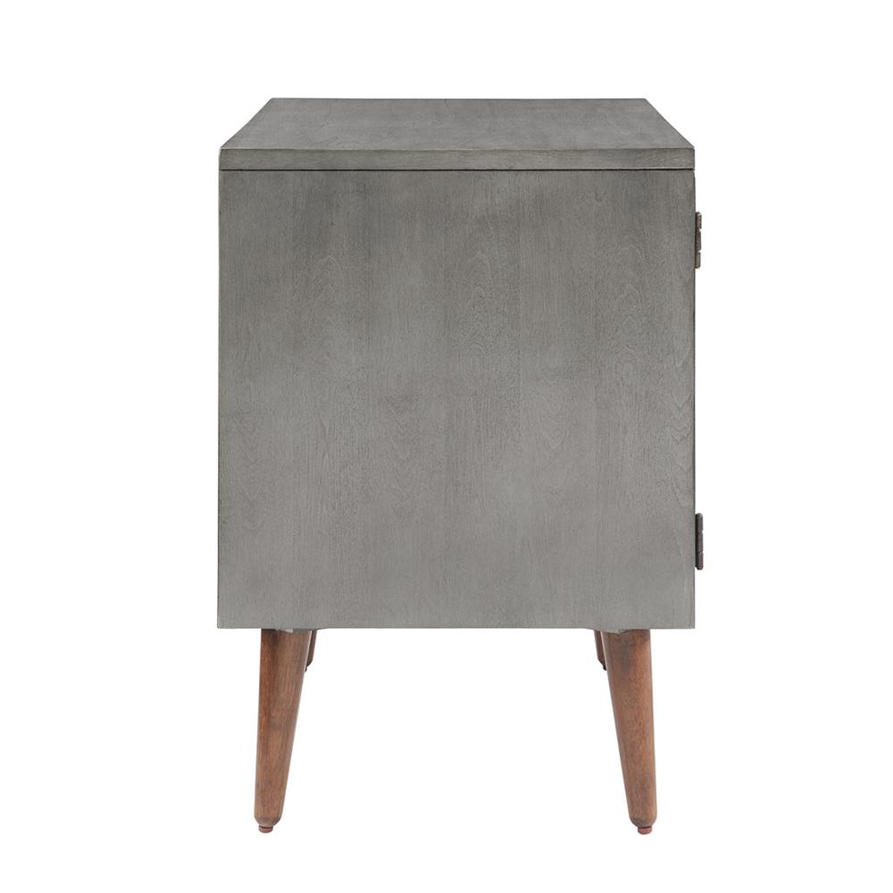 Mid-Century Storage Nightstand with 4 Compartments, Belen Kox. Picture 3