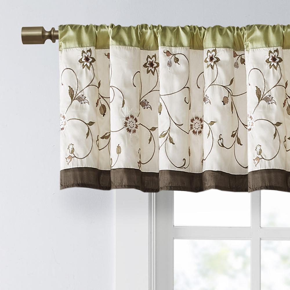 Embroidered Window Valance. Picture 5