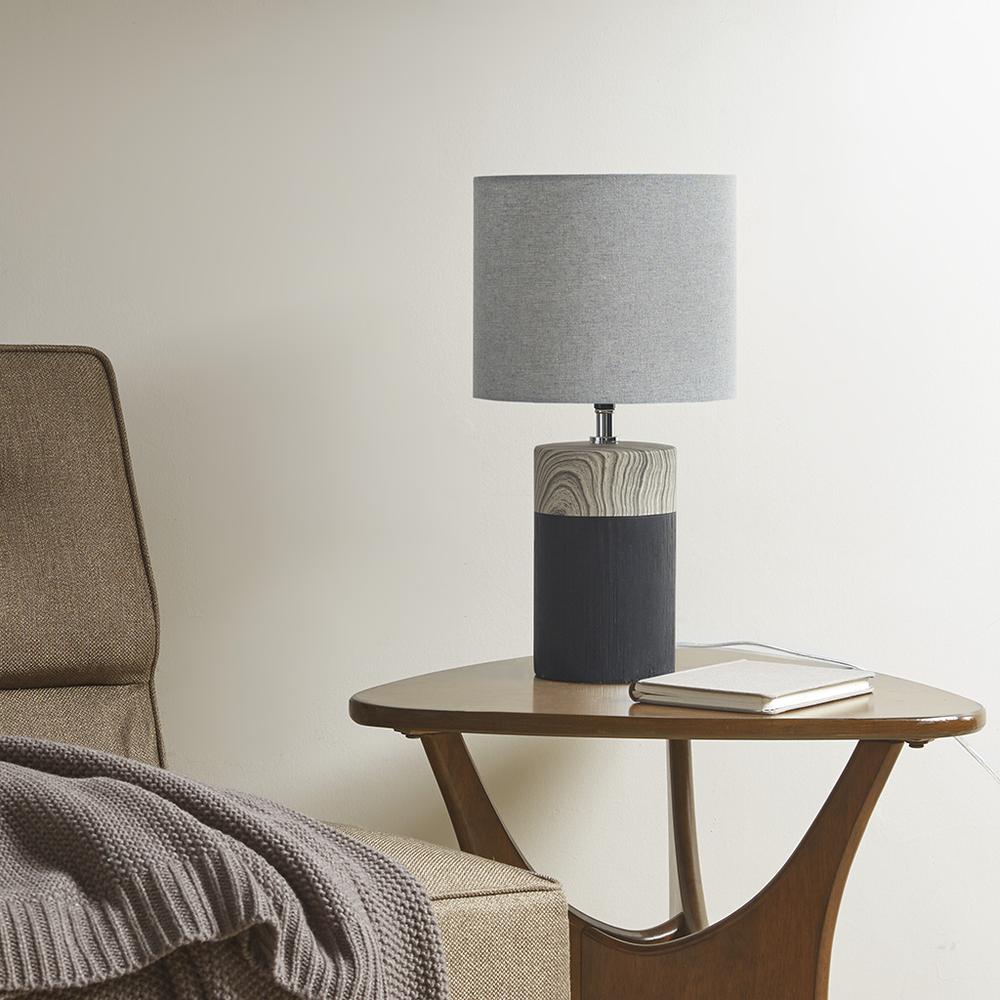 Textured Ceramic Table Lamp. Picture 4