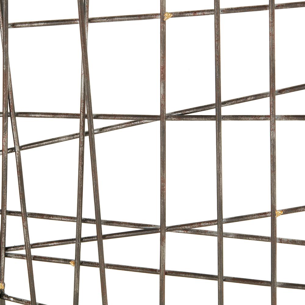 Wall Decor -- Metal Wire Framed Modern Abstract Erratic Design Living Room Accent Decoration. Picture 3