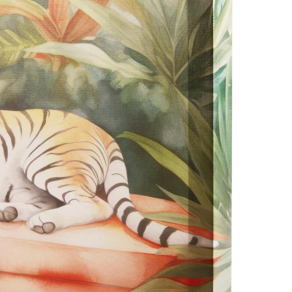Jungle Tiger Canvas Wall Art. Picture 1