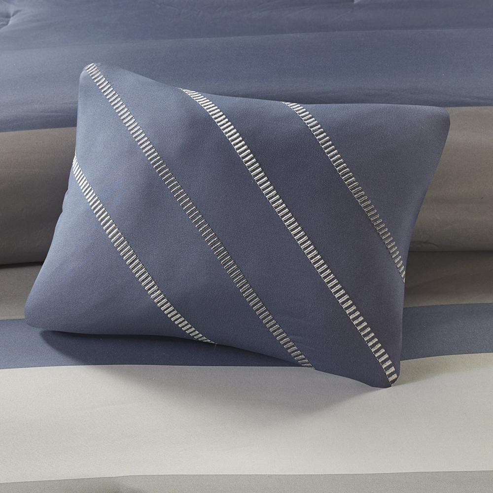 Serene Stripe Complete Bed Set with Sheets, Belen Kox. Picture 2