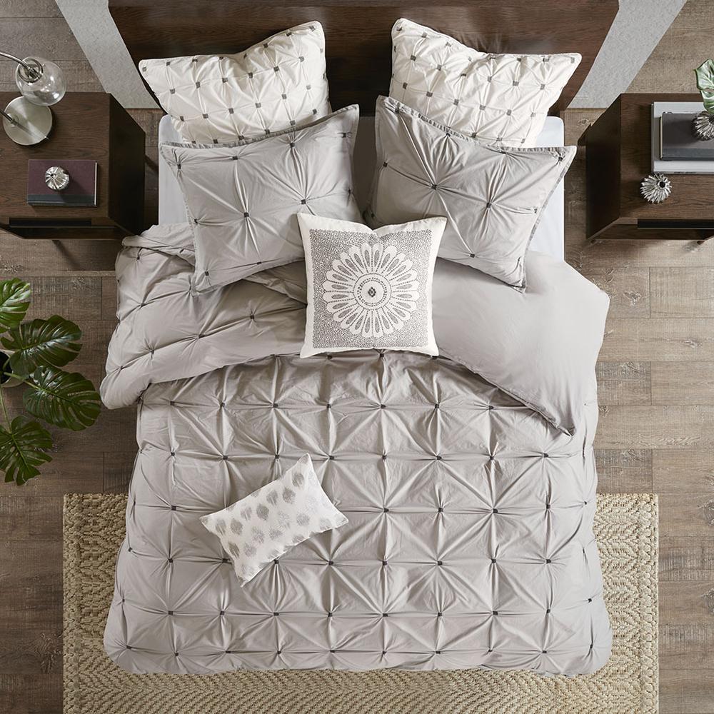 100% Cotton Solid Embroidered Comforter Mini Set,II10-1044. Picture 4