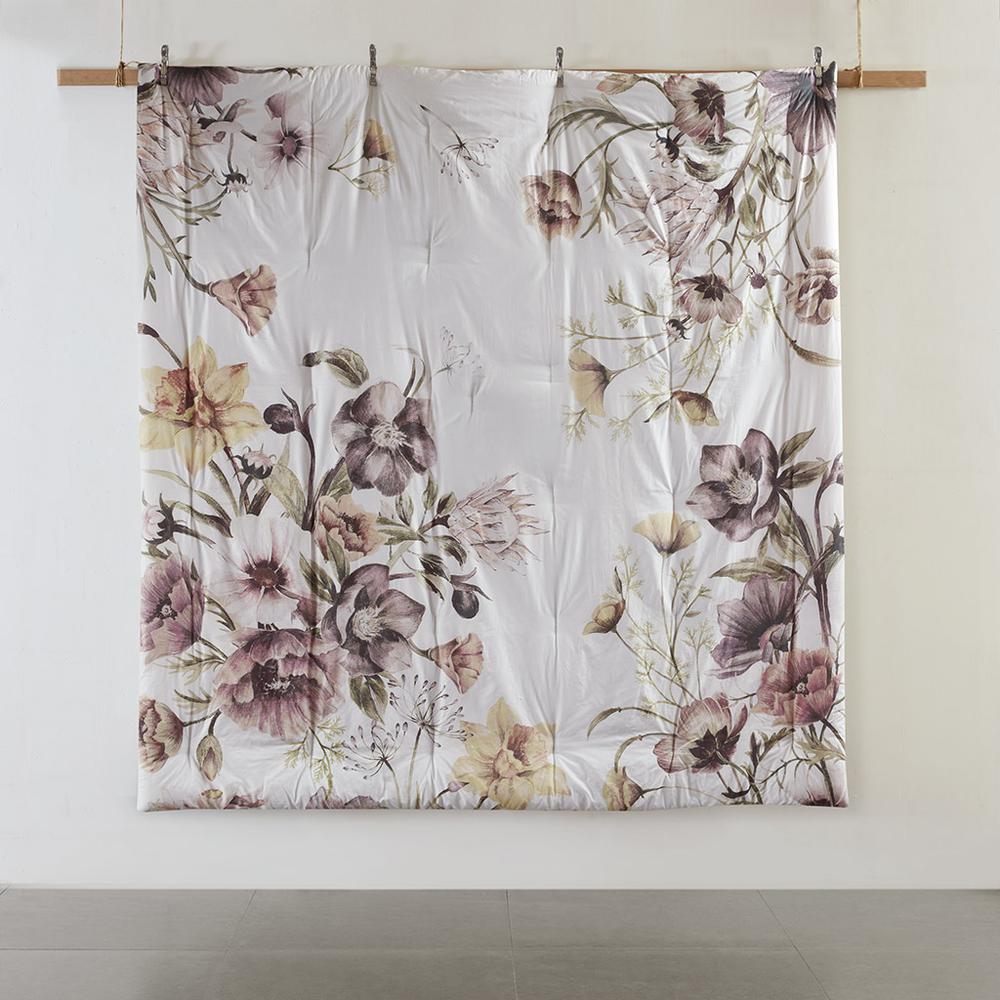 Blush Floral Cotton 8-Piece Comforter Set, Belen Kox. Picture 2