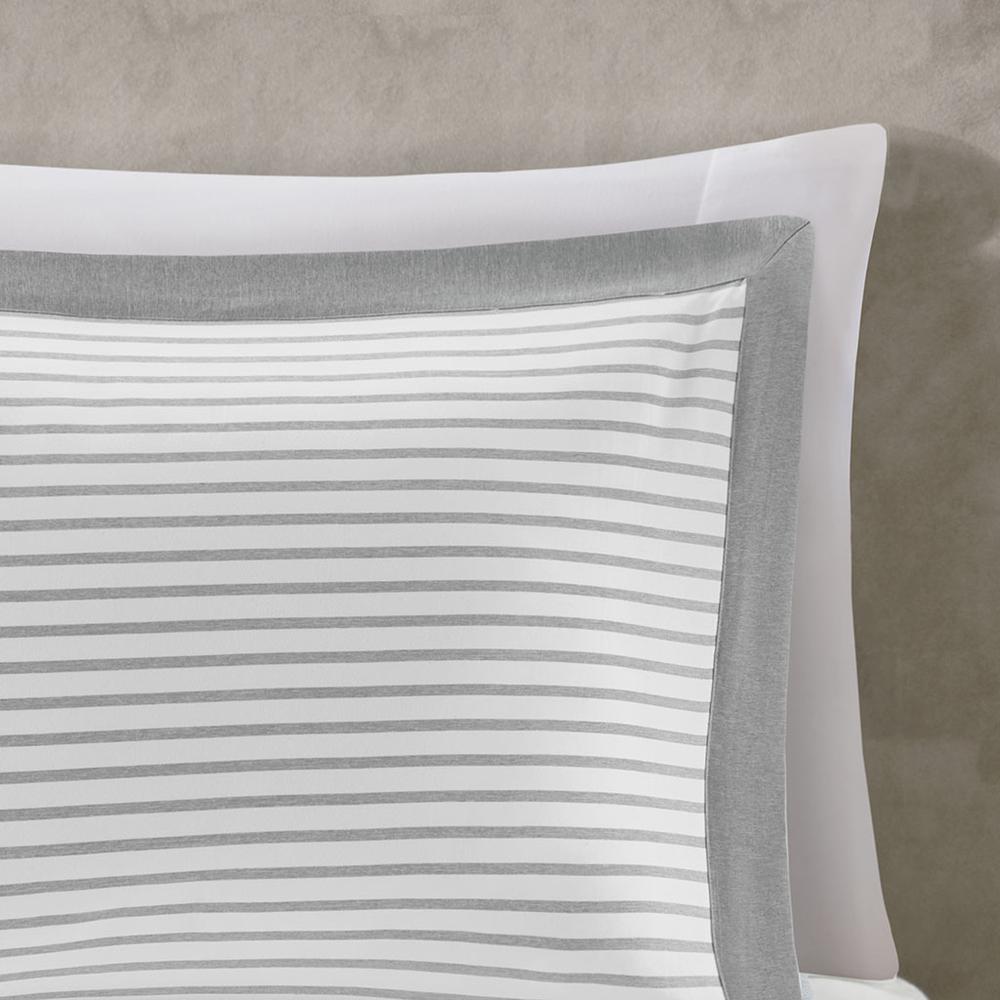 Reversible Yarn Dyed Stripe Down Alternative Comforter Set. Picture 2