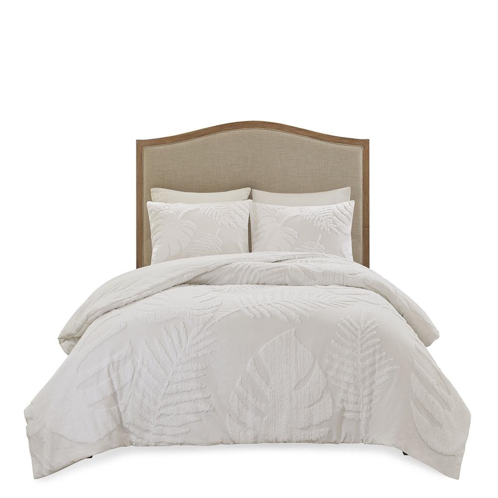 100% Cotton Chenille Palm Comforter Set w/Tufted Technique,MP10-6221. Picture 1