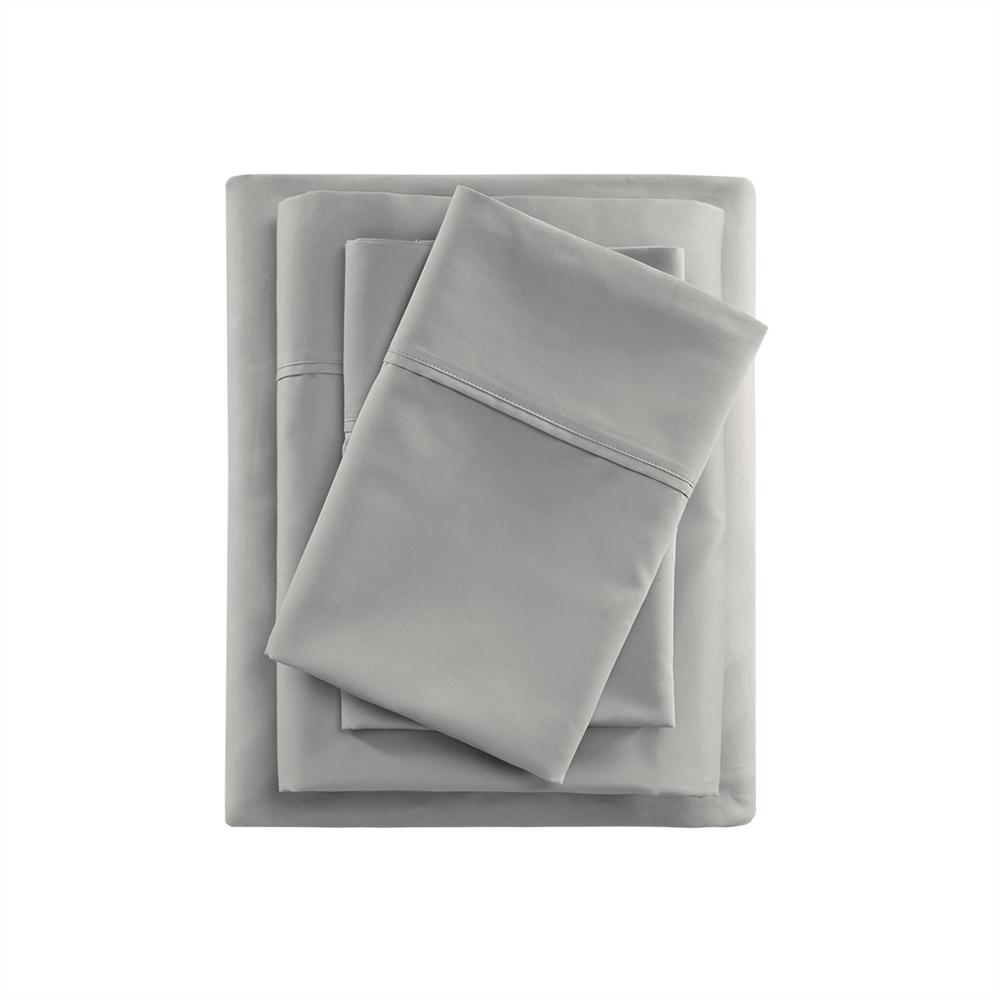 Wrinkle Resistant Cotton Sateen Sheet Set. Picture 1