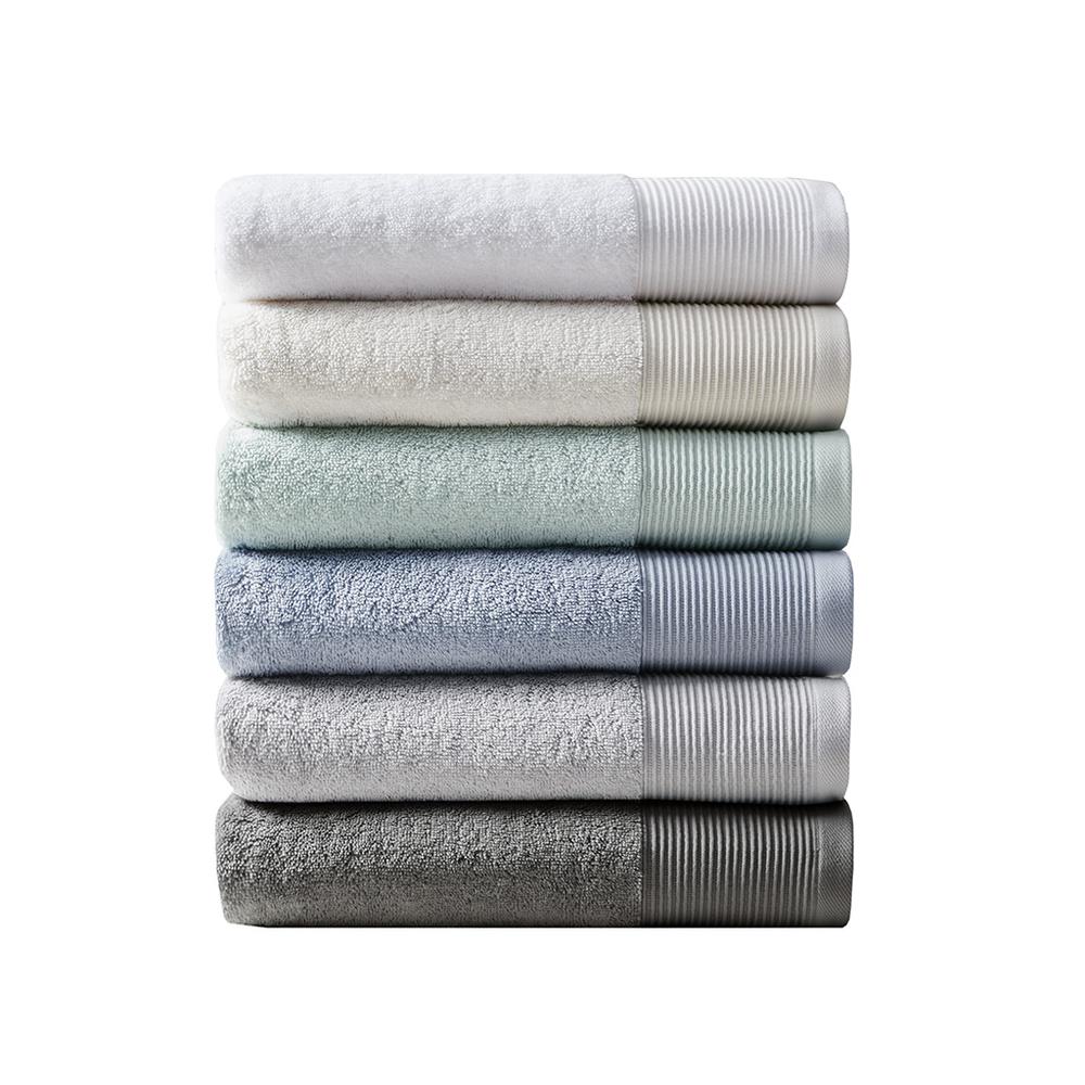 Cotton Tencel Blend Antimicrobial 6 Piece Towel Set. Picture 4