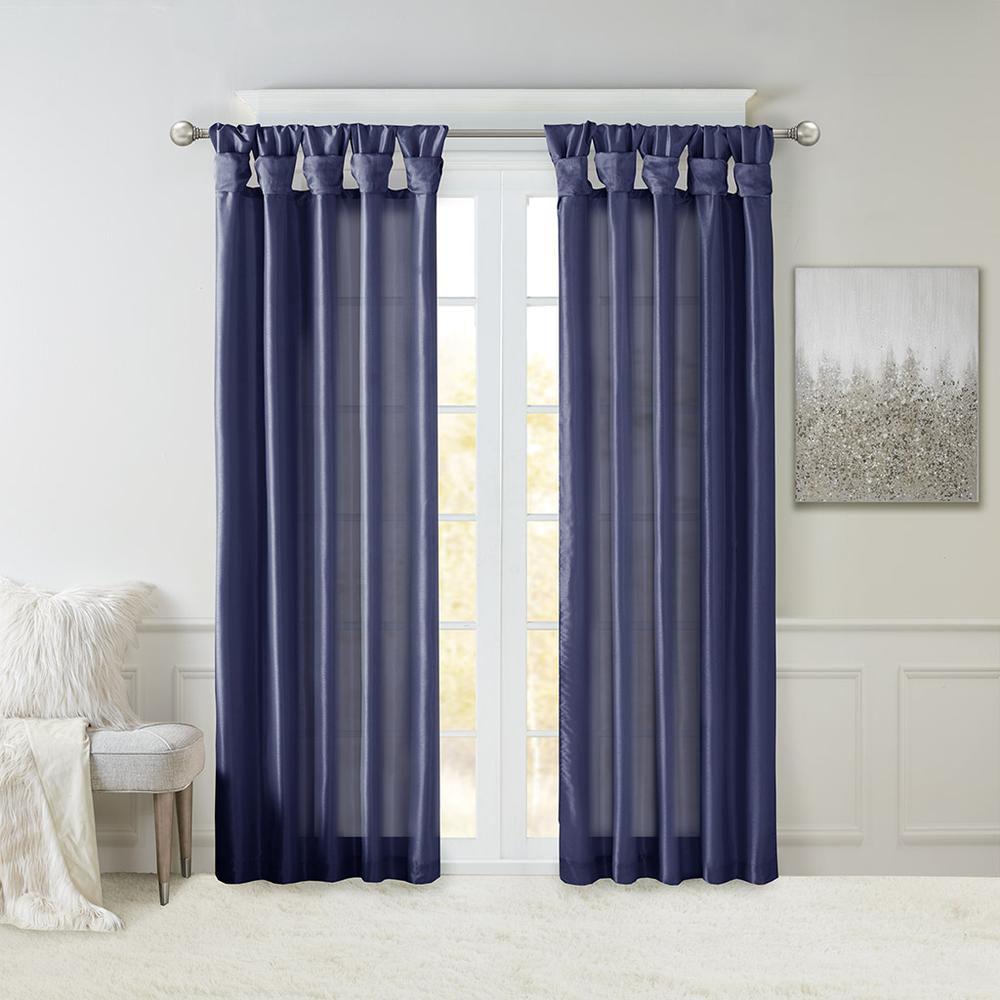 100% Polyester Twist Tab Lined Window Curtain,MP40-6317. Picture 2
