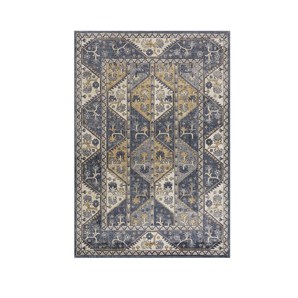 Tiled Border Area Rug. Picture 1