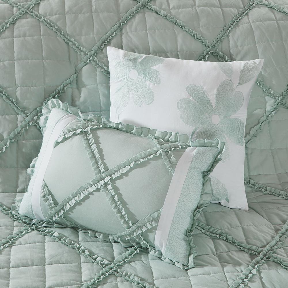 9 Piece Cotton Percale Comforter Set. Picture 5