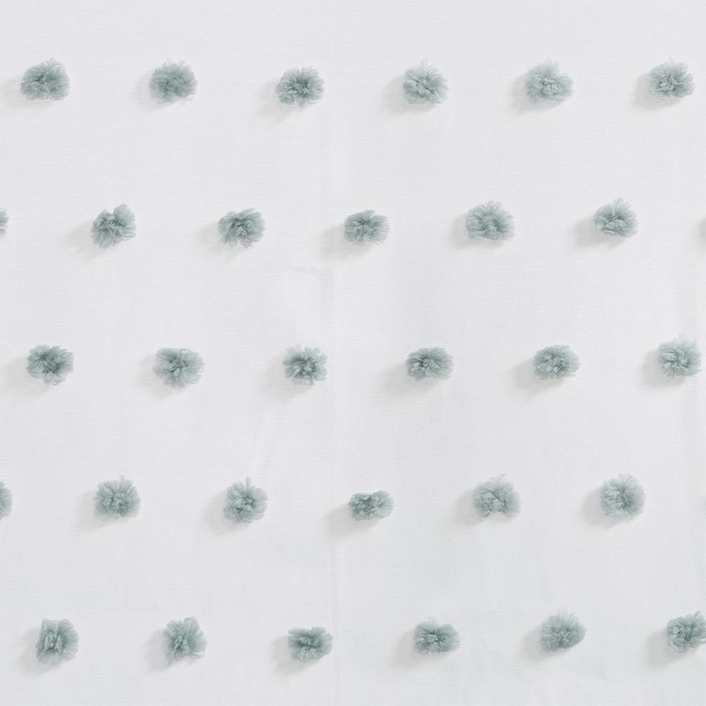 100% Polyester Pom Pom Embellished Window Panel,ID40-1796. Picture 12