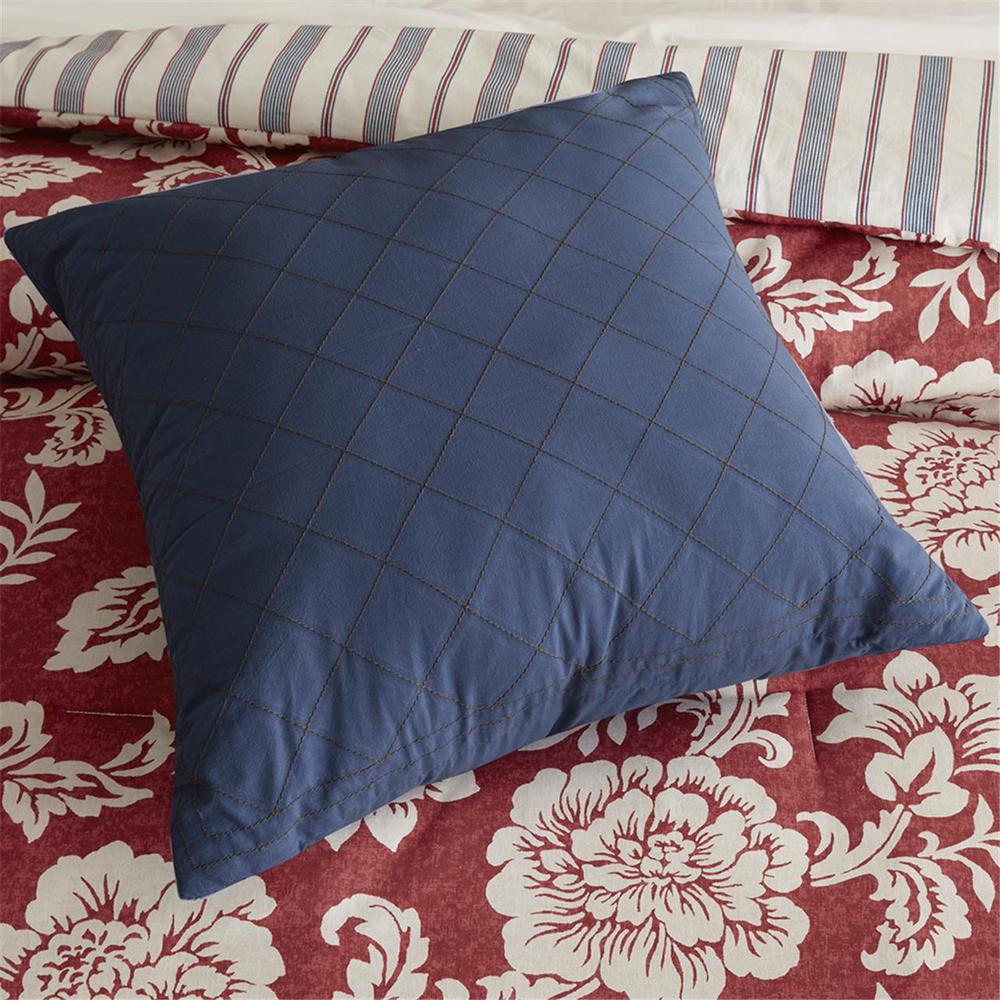 9 Piece Cotton Twill Reversible Comforter Set, Belen Kox. Picture 2