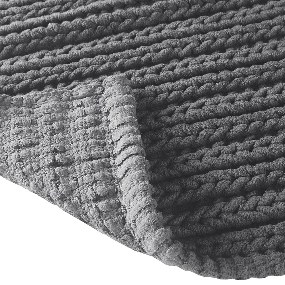 100% Cotton Chenille Chain Stitch Rug. Picture 2