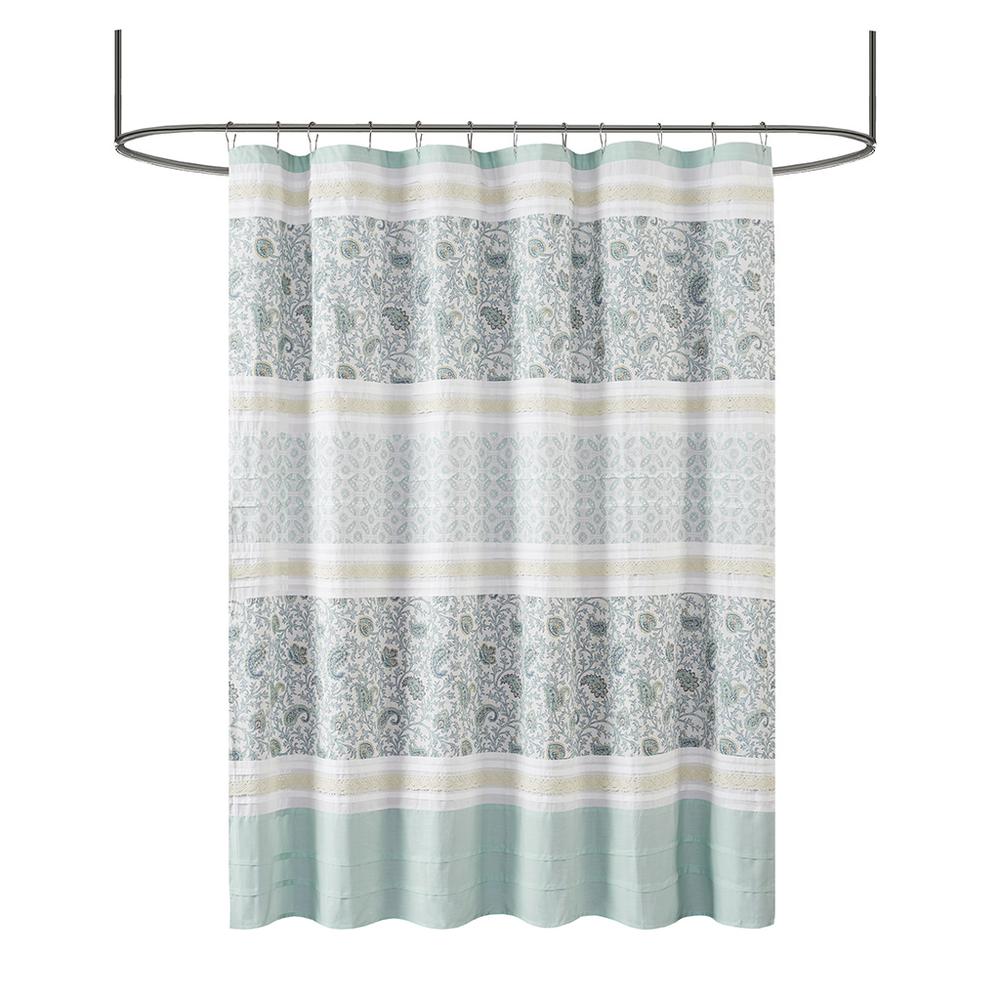 Cotton Shower Curtain. Picture 1