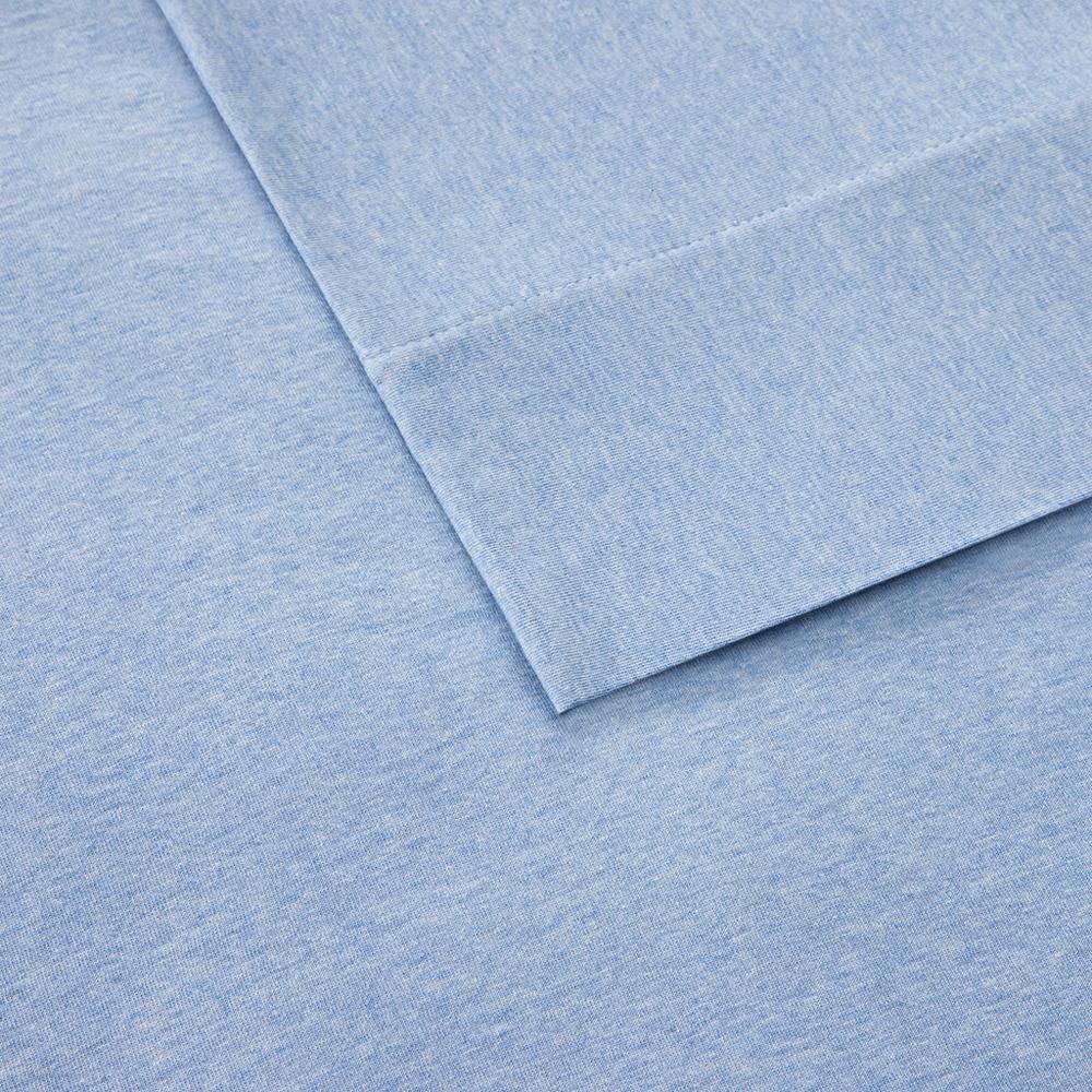 100% Cotton Knitted Heathered Jersey Sheet Set,II20-070. Picture 1
