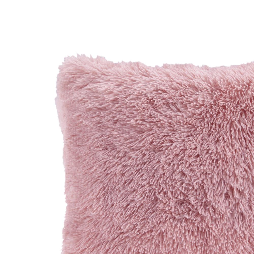 100% Polyester Ombre Print Shaggy Fur Pillow, CL30-0031. Picture 3