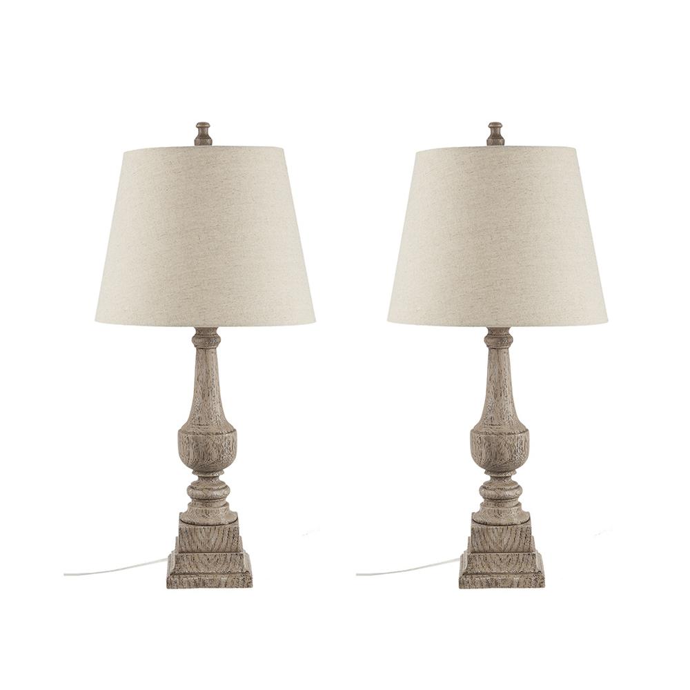 29"H Resin Table Lamp Set of 2. Picture 2