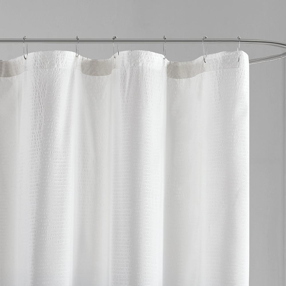 Ara Ombre Printed Seersucker Shower Curtain, Belen Kox. Picture 3